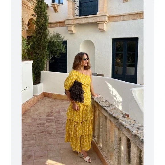 Veronica Beard NWT Virginia one shoulder dress - Picture 2 of 14